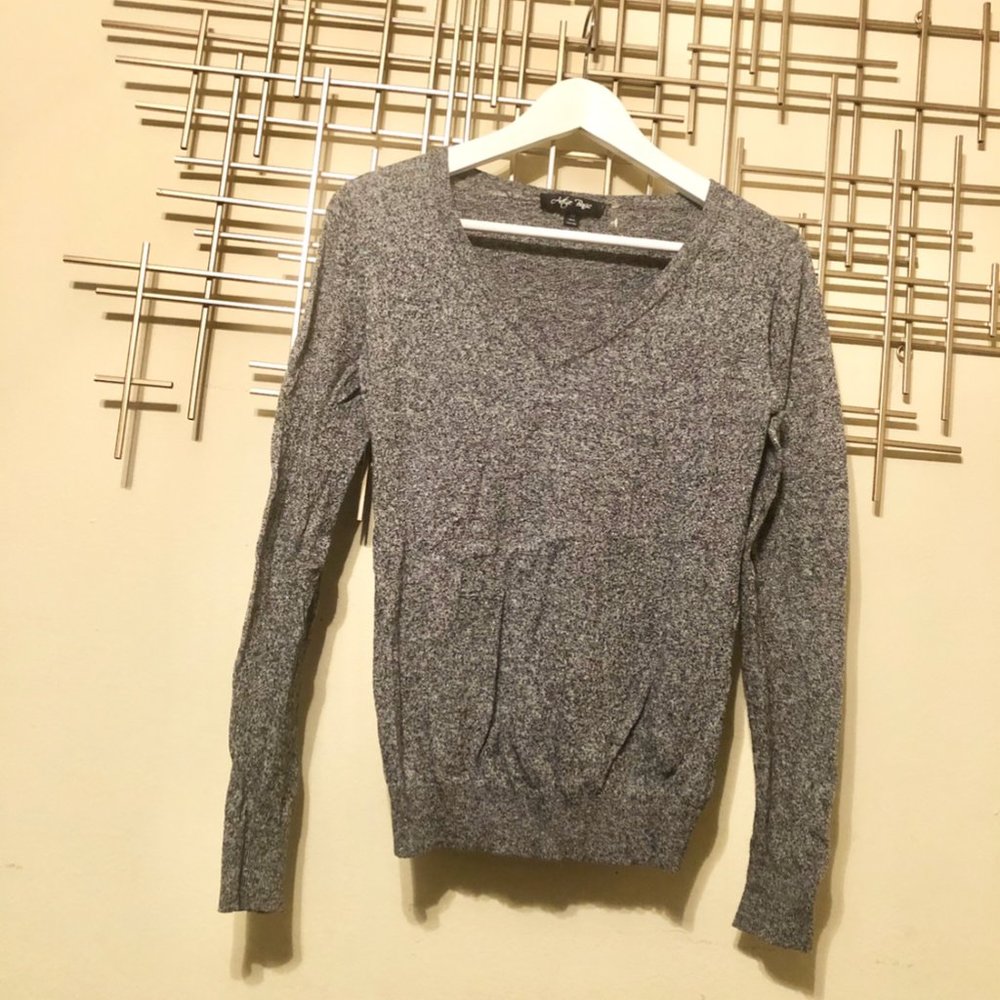 Active Basic Grey Marl Sweater - image 2